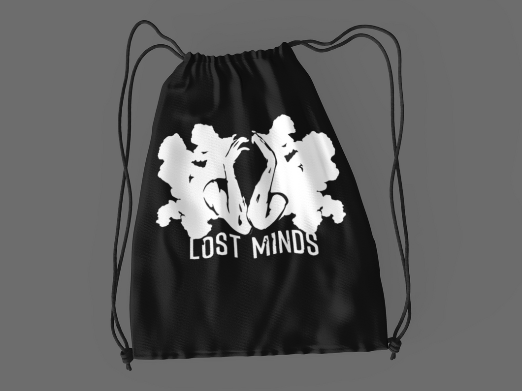 LOST MINDS RECORDS DRAWSTRING BAG